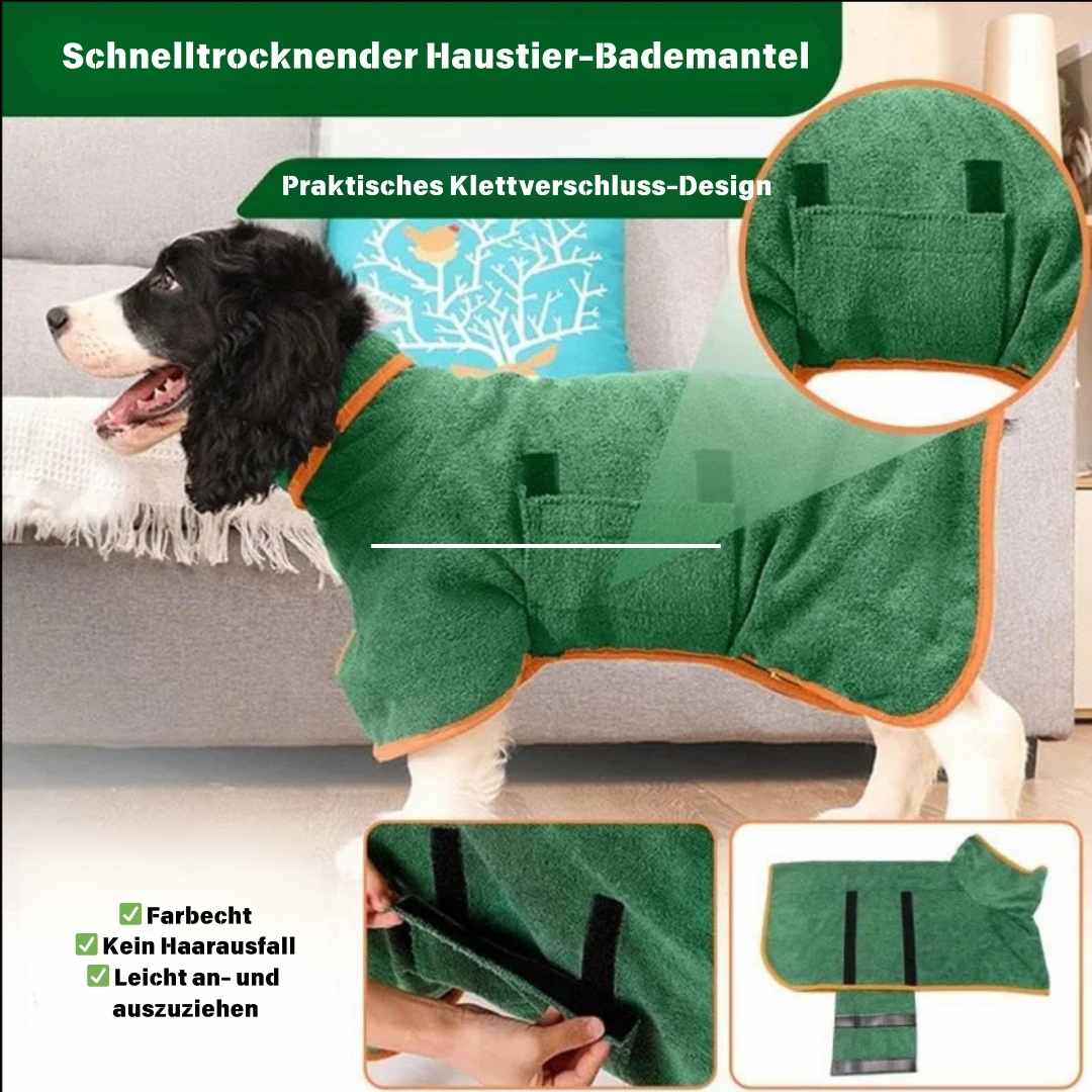 Bademantel Hund