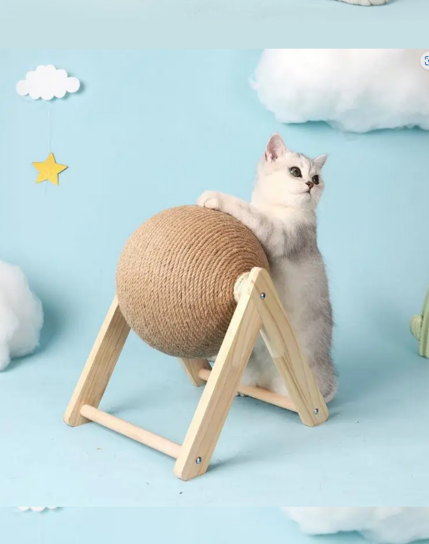 SISAL BALL FÜR IHRE GELIEBTE KATZE