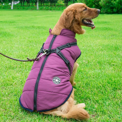 HUNDEMANTEL HUNDEJACKE MIT GESCHIRR