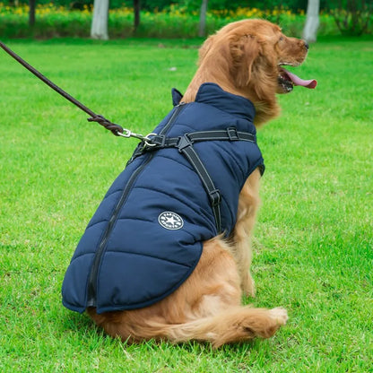 HUNDEMANTEL HUNDEJACKE MIT GESCHIRR