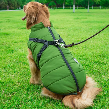 HUNDEMANTEL HUNDEJACKE MIT GESCHIRR