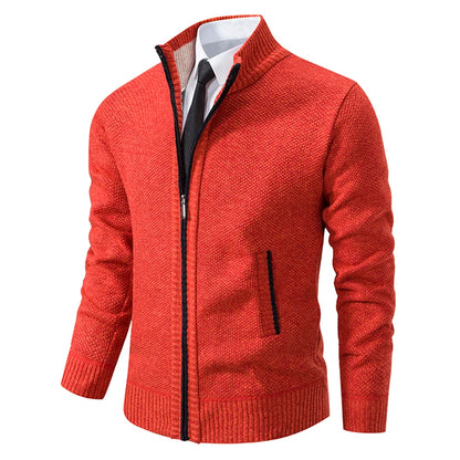 Herren-Strickjacke mit Reißverschluss - stylish und warm