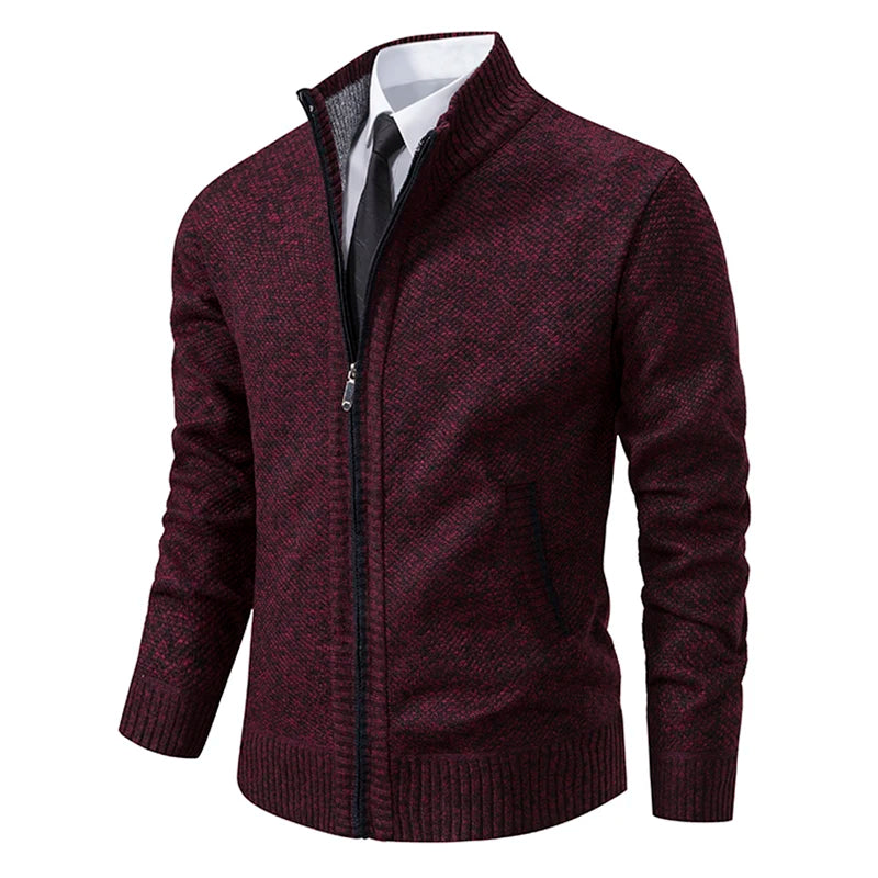 Herren-Strickjacke mit Reißverschluss - stylish und warm