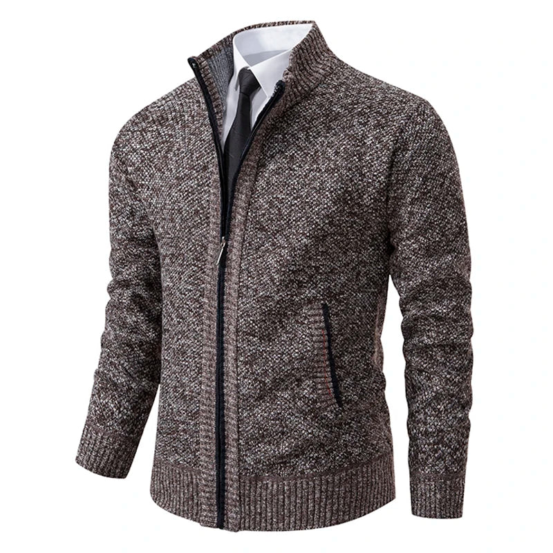 Herren-Strickjacke mit Reißverschluss - stylish und warm