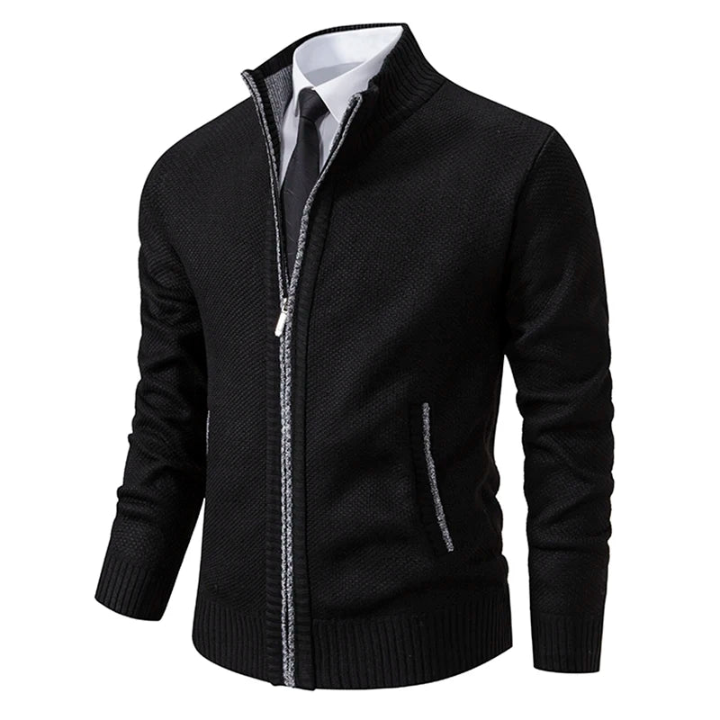 Herren-Strickjacke mit Reißverschluss - stylish und warm