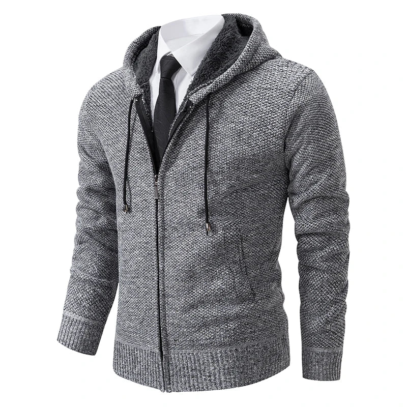 Herren-Strickjacke mit Reißverschluss - stylish und warm