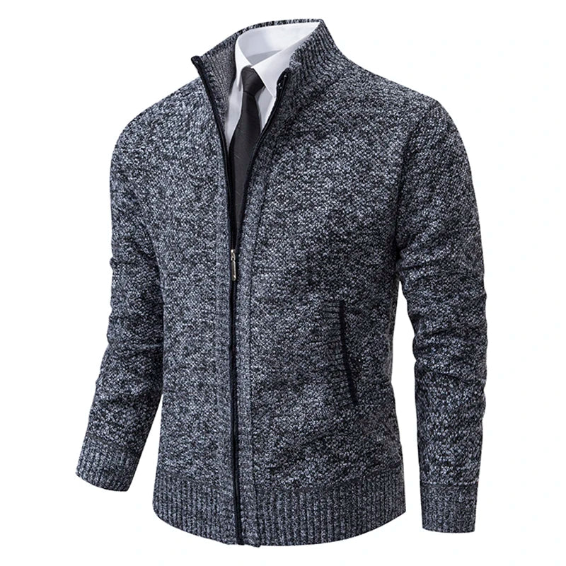 Herren-Strickjacke mit Reißverschluss - stylish und warm