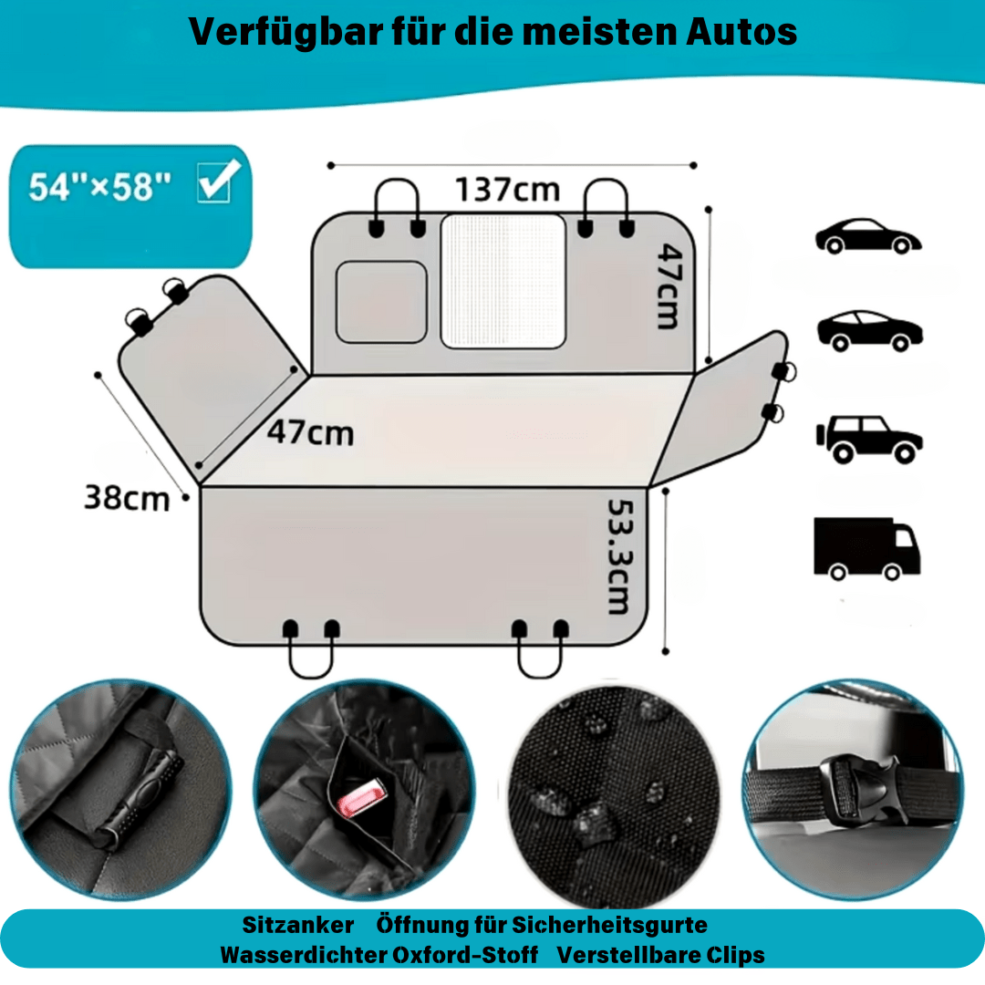 Autohundesitzbezug Hundedecke - eddy shop