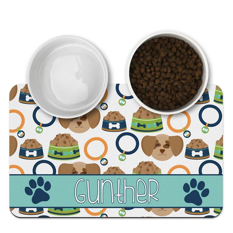 HUNDE FUTTERMATTE PERSONALISIERT - eddy shop