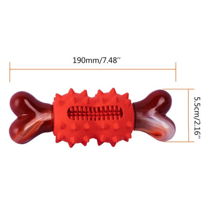 HUNDEKNOCHEN KAUSPIELZEUG ZAHNBÜRSTE AUS NATURKAUTSCHUK - eddy shop