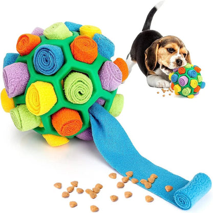 Schnüffelball Hund Spielzeug Intelligenztraining Beschäftigung Leckerlisuche Stressabbau Eddy Shop